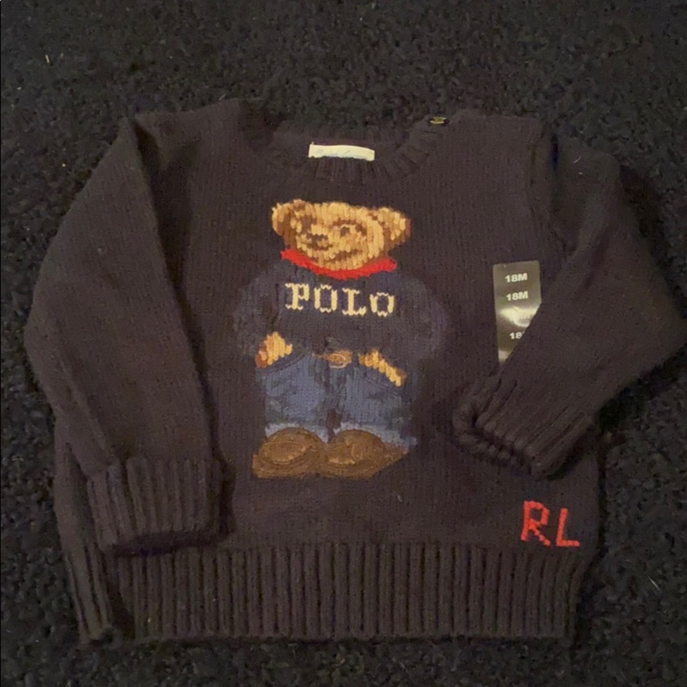 18m polo bear sweater